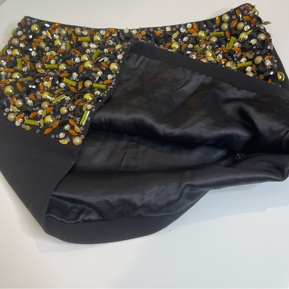 H&M SKIRT/BEADED ACCENTS IN GOLD,AMBER AND BLACK - Picture 9 of 9